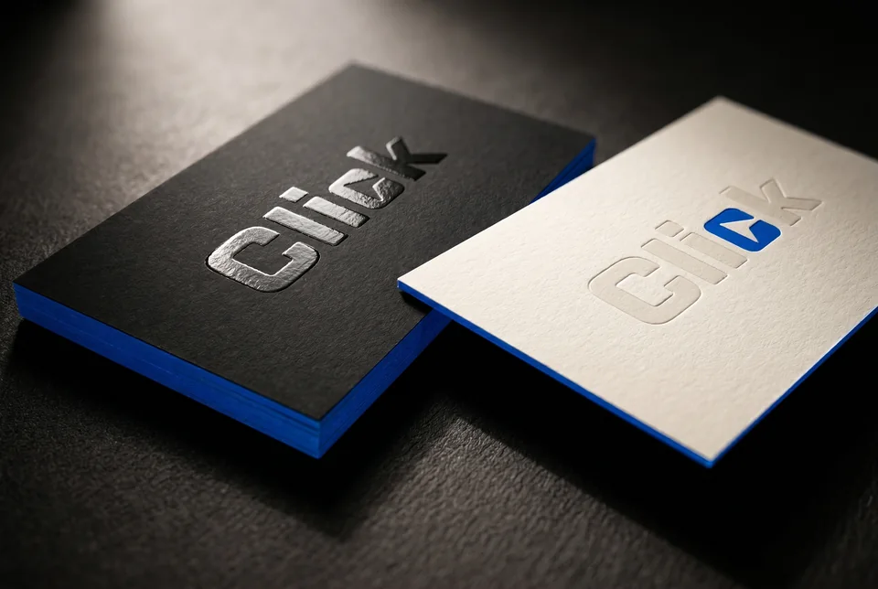 Click business card presentation