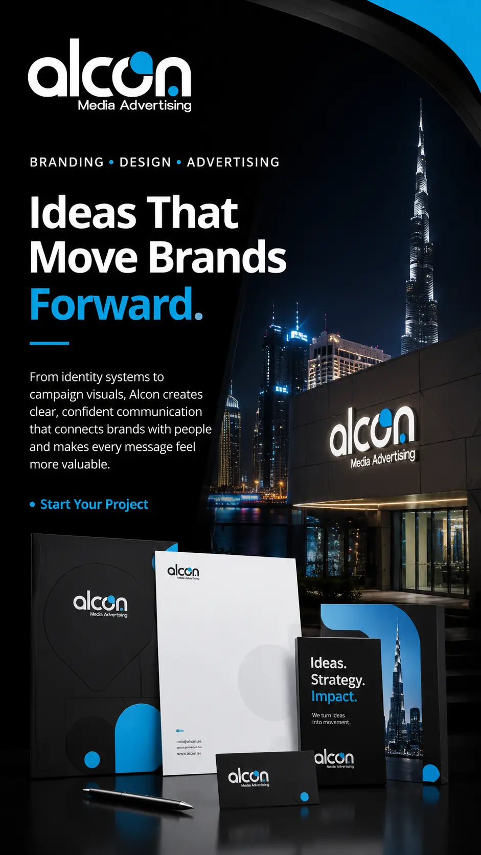 Alcon Media Advertising social post