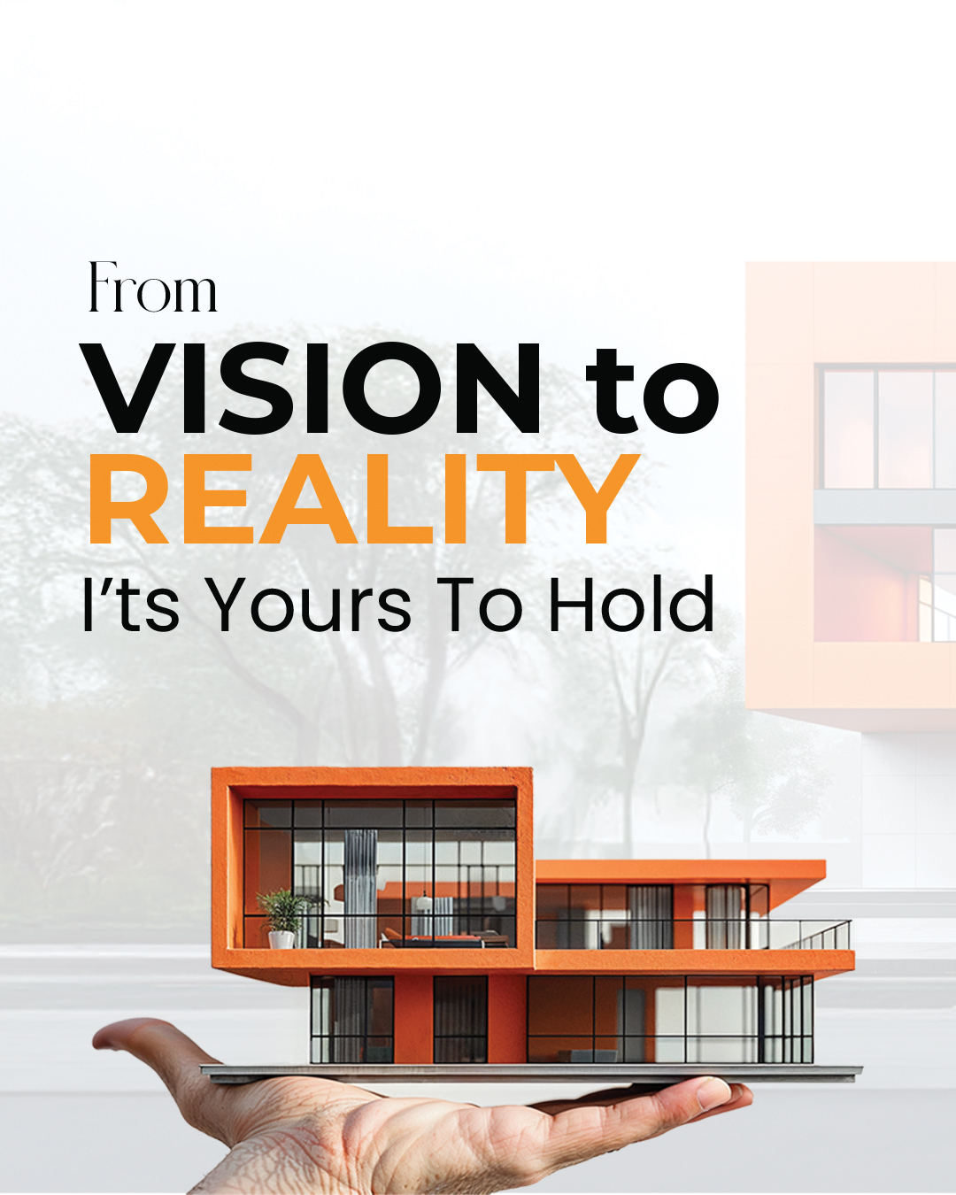 Real estate Instagram post — From Vision to Reality