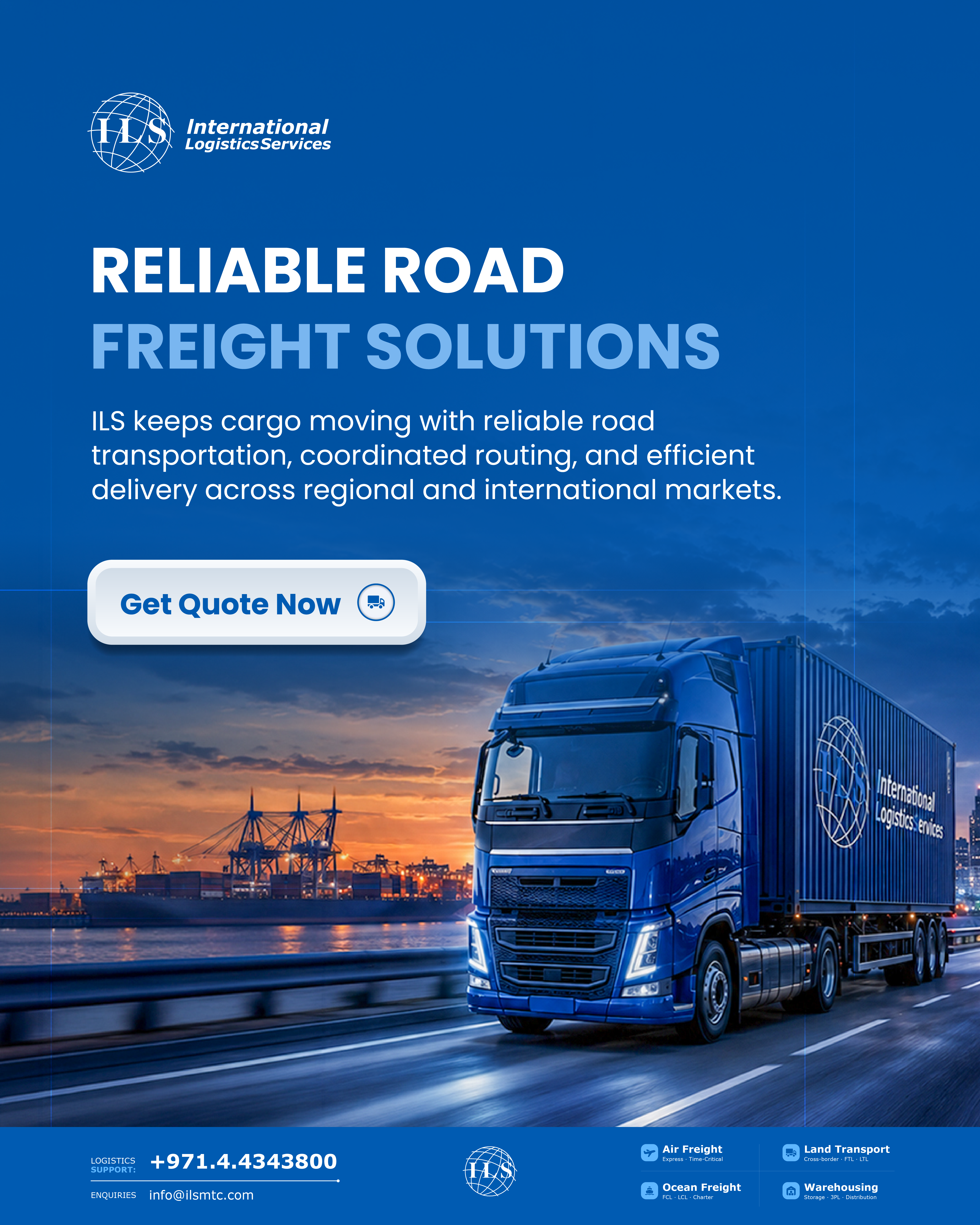 ILS social post — Reliable Road Freight Solutions
