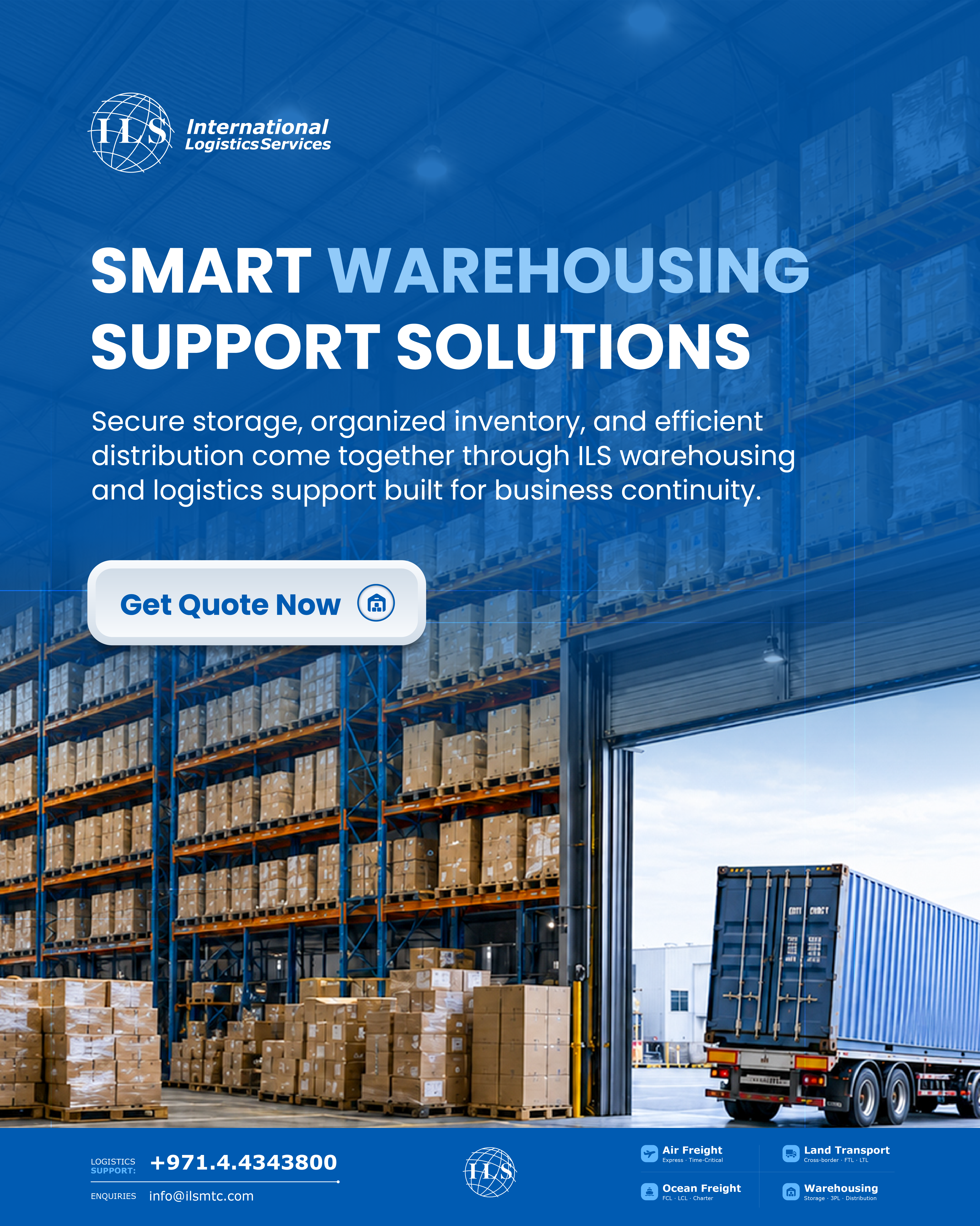 ILS social post — Smart Warehousing Support Solutions