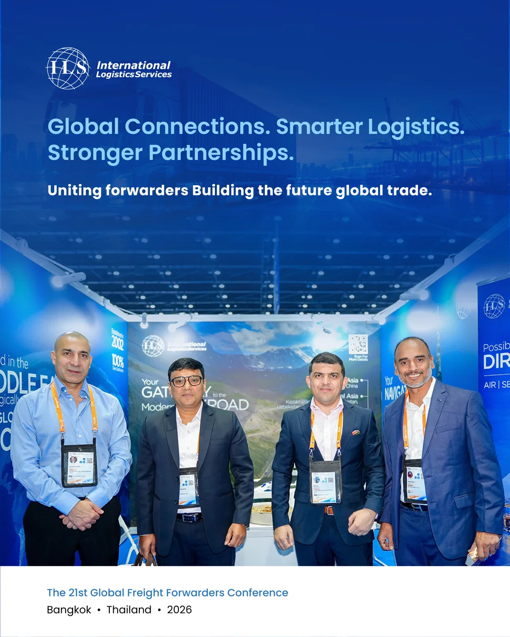 International Logistics Services event post — Global Connections, Smarter Logistics, Stronger Partnerships