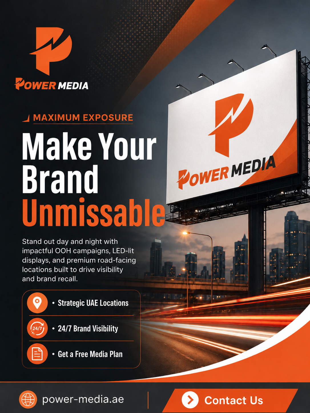Power Media advertising post — Make Your Brand